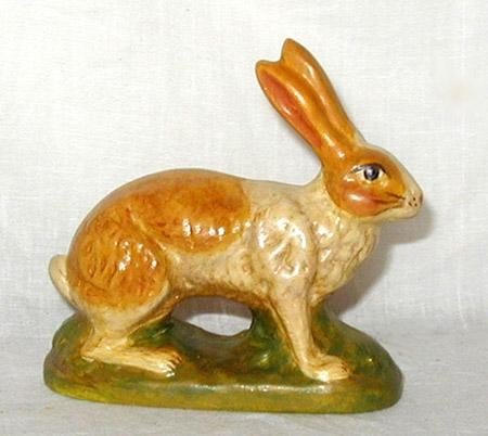 Bittersweet House  Chalkware crouching rabbit R186/R208